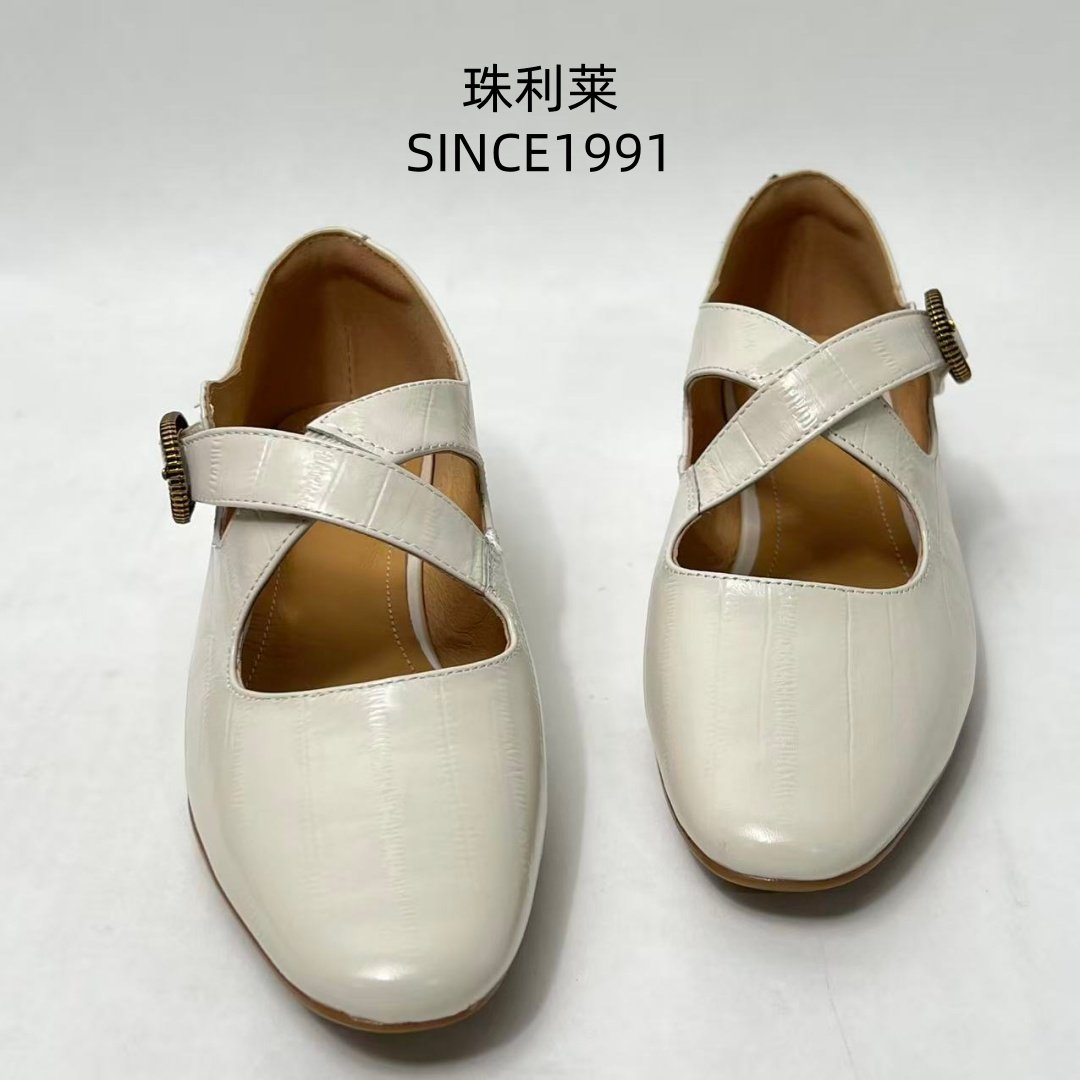 珠利莱2026春新款交叉扣带玛丽珍鞋女复古低跟浅口舒适单鞋芭蕾风,淘宝优惠券,粉丝福利购,淘宝优惠卷