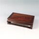 Dahong rosewood Ming style rectangular square fish tank base crafts strange stone jade ornaments antique solid wood base