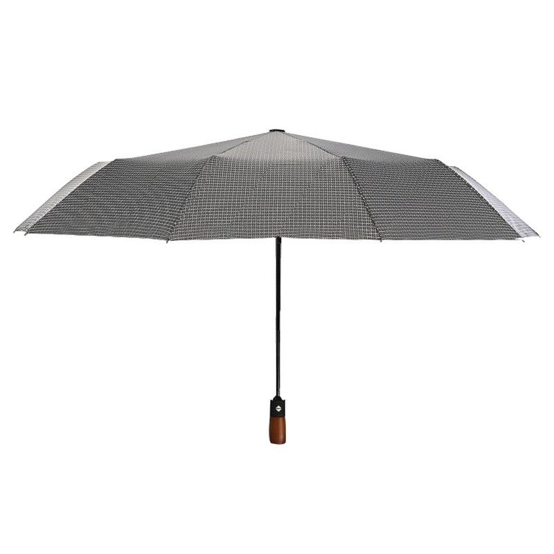 经典黑白格子禁欲系全自动雨伞超大复古男女通用折叠伞,淘宝优惠券,粉丝福利购,淘宝优惠卷