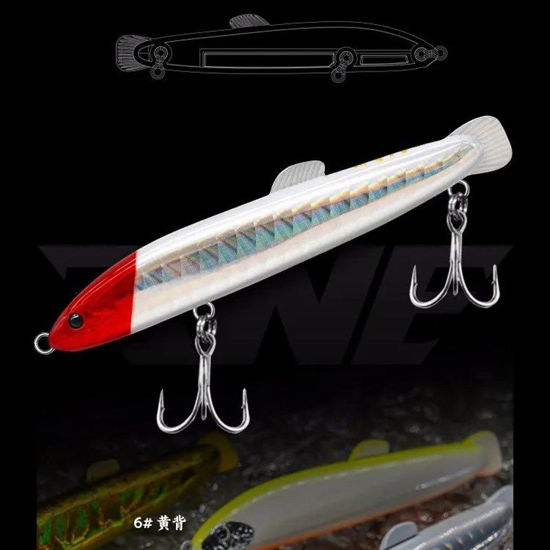 23款EWE美夏鳅哥沉水铅笔泥鳅造型远投颤沉假饵翘嘴专杀鳜鱼鲈鱼,淘宝优惠券,粉丝福利购,淘宝优惠卷