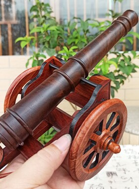 红木雕刻工艺品摆件一炮而红缅甸花梨木家居办公摆件精品小摆件