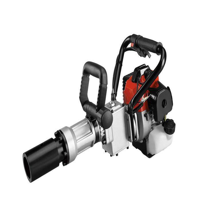 手持汽油打桩植桩机 防汛打桩机 河道加固木桩二冲程打桩机 - 图3