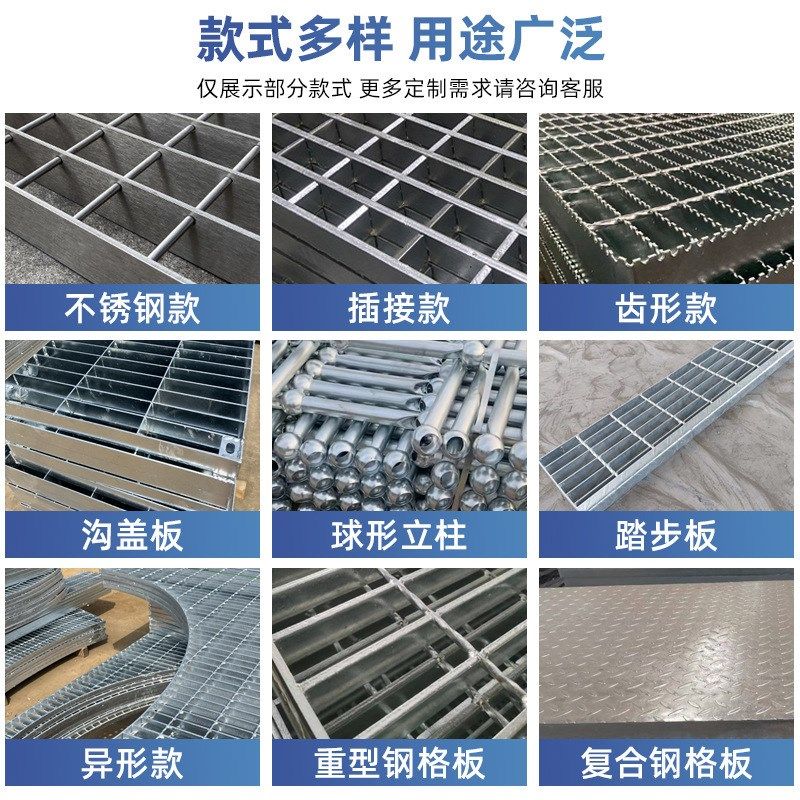 热镀锌格栅排水沟盖板地下车库地沟下水道镀锌钢格板鸽舍平台踏网,淘宝优惠券,粉丝福利购,淘宝优惠卷