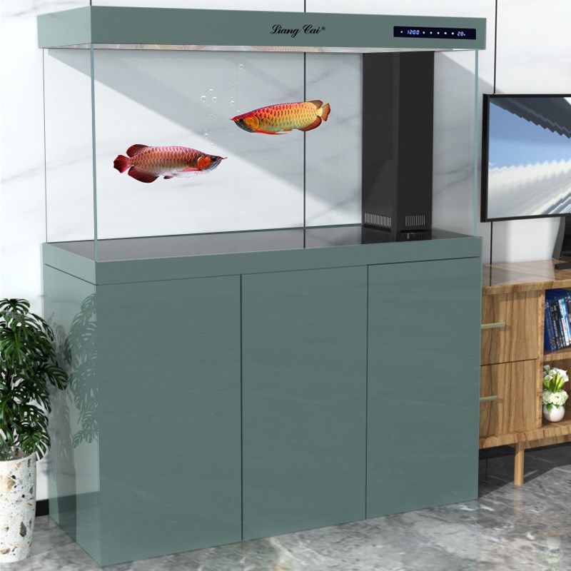 亮彩生态底滤德彩全铝中大型鱼缸落地超白玻璃智能水族箱,淘宝优惠券,粉丝福利购,淘宝优惠卷