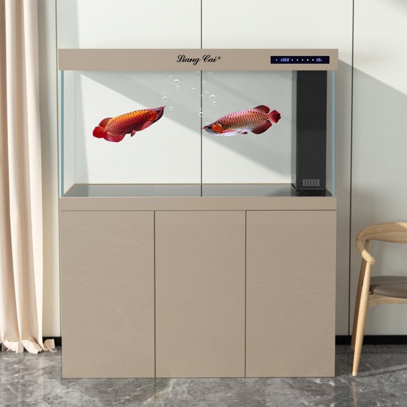 亮彩生态底滤德彩全铝中大型鱼缸落地超白玻璃智能水族箱,淘宝优惠券,粉丝福利购,淘宝优惠卷