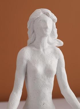 艺术抽象人物摆件办公室书房样板间电视柜家居工艺品装饰品摆饰