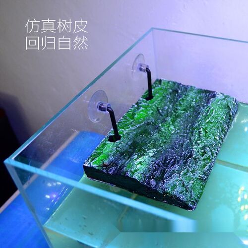 乌龟歇脚台宠物龟晒背台假山晒台鱼缸水龟深水爬坡乌龟浮岛升降浮 - 图1