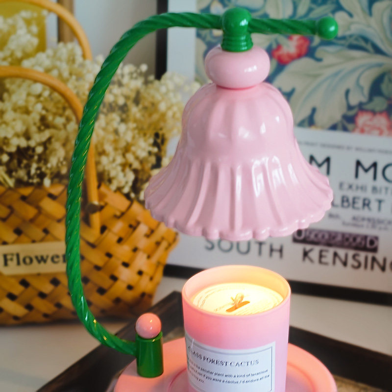 【铃兰少女】香薰融蜡灯卧室蜡烛粉色少女心氛围台灯装饰学生宿舍,淘宝优惠券,粉丝福利购,淘宝优惠卷