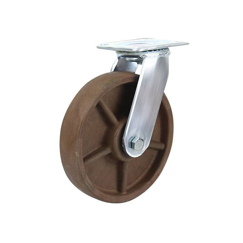 重型万向轮4寸5寸6寸8寸耐高温脚轮棕色烤箱耐高温300度玻纤电木,淘宝优惠券,粉丝福利购,淘宝优惠卷