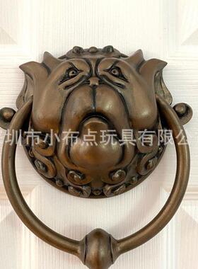 大量现货新款独立站Door Knockers龙脸门把手壁挂树脂工艺品