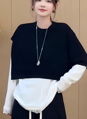 黑色极简风针织披肩小坎肩女装2026春秋新款小众设计百搭上衣外搭