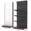 Hole board shelf accessories storage rack hook hardware tool rack metal hanging plate display rack gun rack display Jin Ye