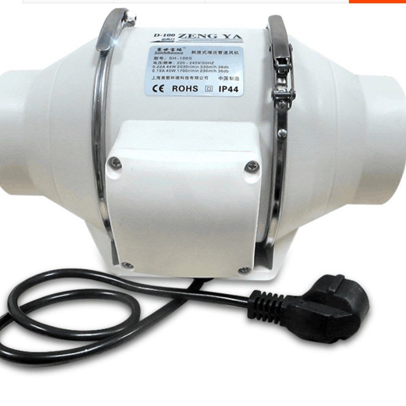 圆形管道静音风机4寸6寸8寸室内新风换气扇强力排烟管道机通风口,淘宝优惠券,粉丝福利购,淘宝优惠卷