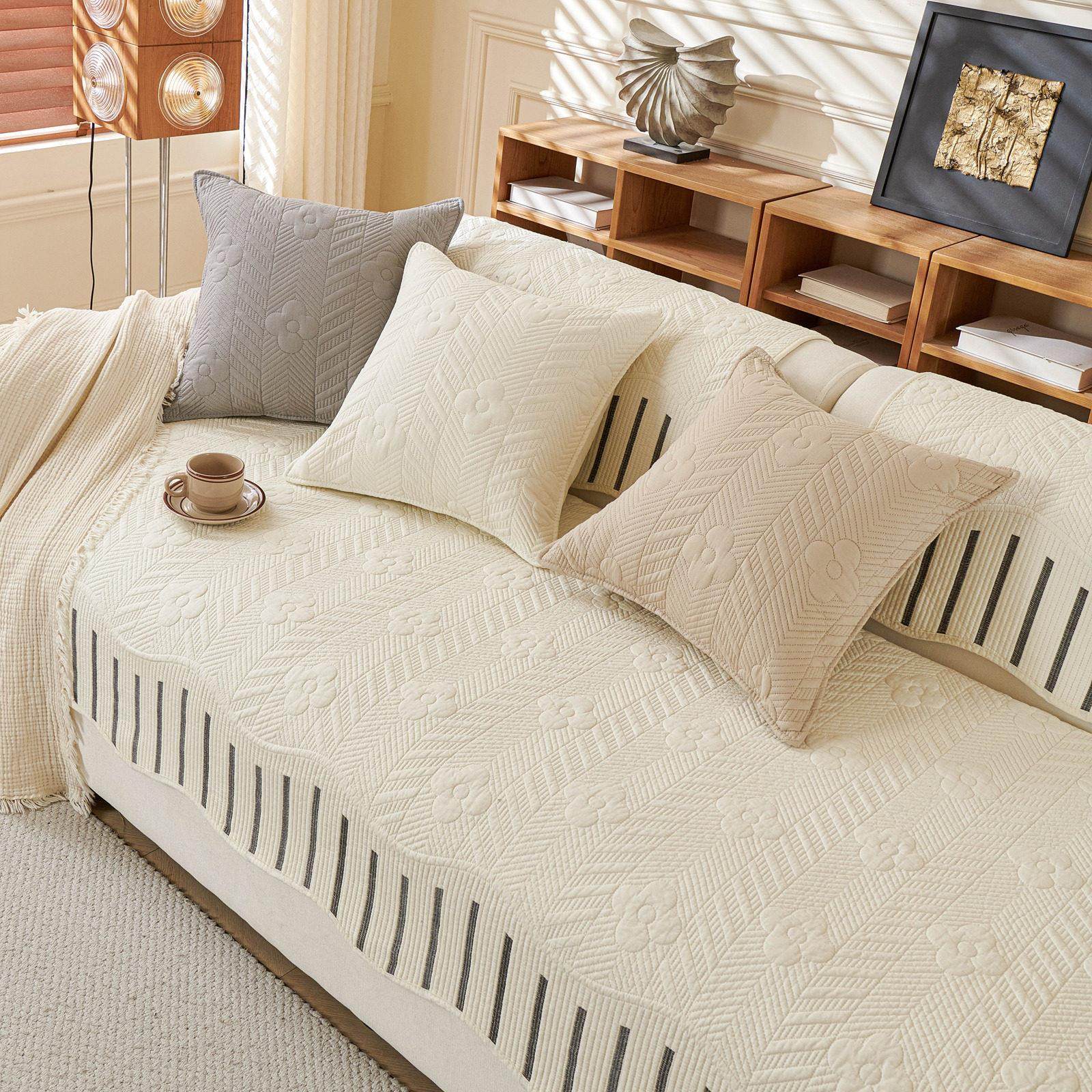 现代轻奢沙发垫四季高级感客厅沙发套罩全棉防滑沙发坐垫2025新款,淘宝优惠券,粉丝福利购,淘宝优惠卷