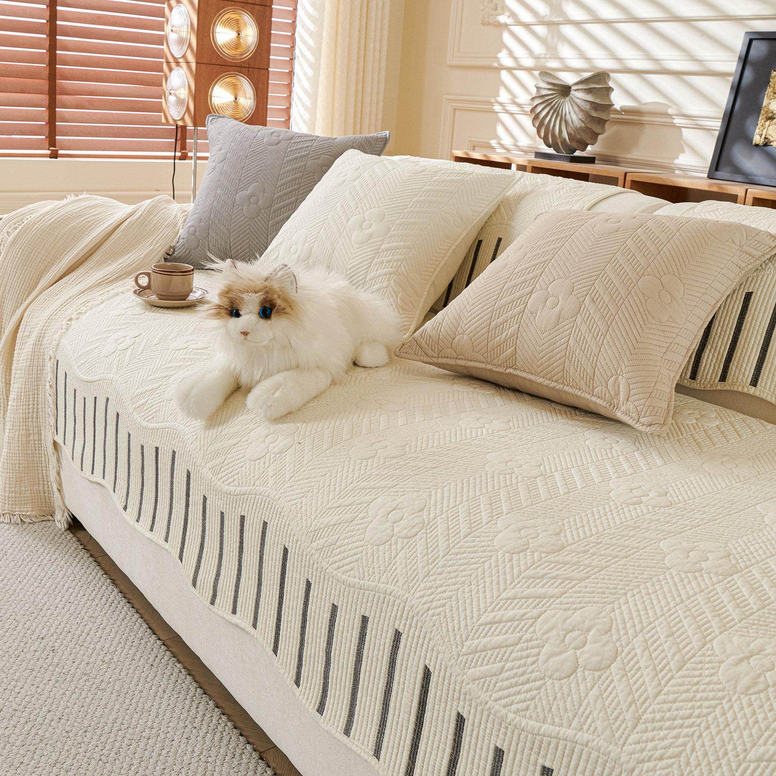 现代轻奢沙发垫四季高级感客厅沙发套罩全棉防滑沙发坐垫2025新款,淘宝优惠券,粉丝福利购,淘宝优惠卷