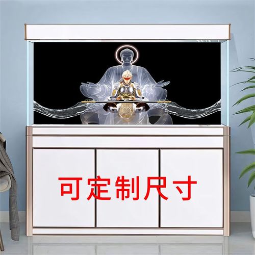 鱼缸背景贴纸吉鱼高清星星点点星空3d立体水族箱壁纸定制静电贴悟 - 图1