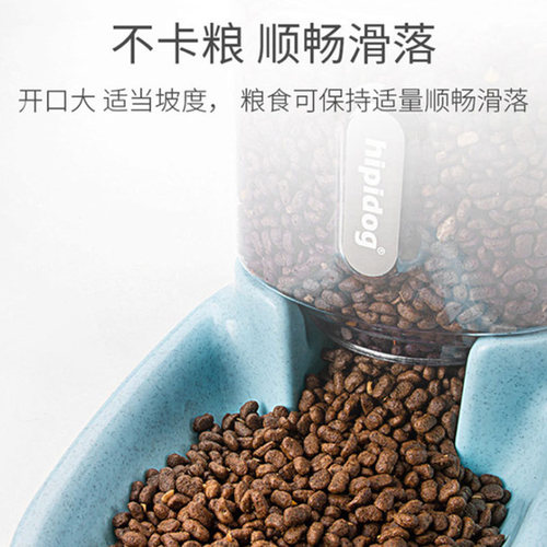 超大容量猫咪自动喂食器饮水机大号猫碗水盆外出储粮桶 - 图0