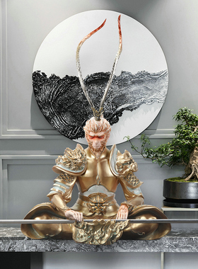 斗战胜佛摆件客厅玄关电视柜齐天大圣孙悟空办公室摆设乔迁开业礼