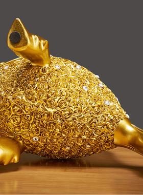 乔迁新居高档礼品年年有余金鱼摆件简约创意家居饰品玄关酒柜