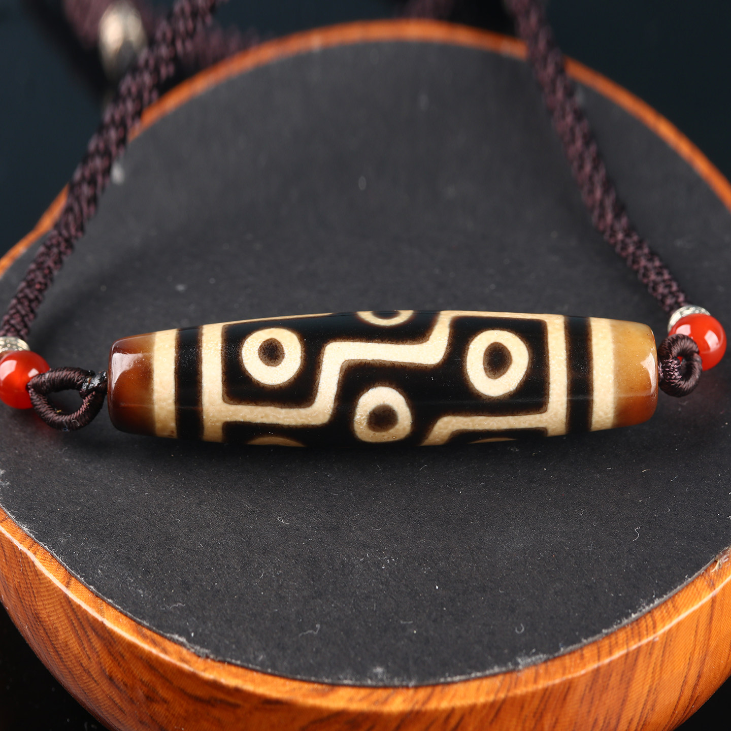 欧说珠宝西藏圣物高油包浆老九眼玛瑙天珠项链转运珠送男女礼物,淘宝优惠券,粉丝福利购,淘宝优惠卷