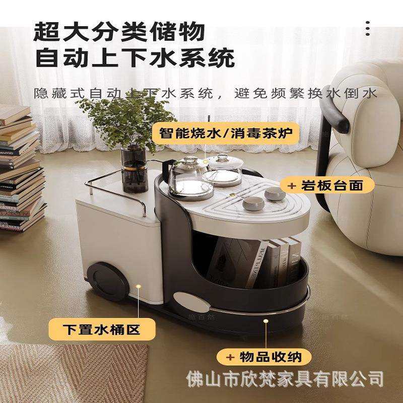 新款多功能旋转可移动茶几小推车客厅家用实木小户型沙发收纳边柜,淘宝优惠券,粉丝福利购,淘宝优惠卷