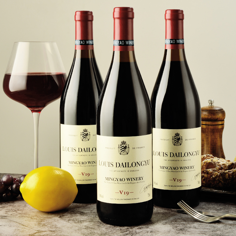 名瑶酒庄路易玳珑峪v19干红葡萄酒14度整箱6支送礼袋节日送礼,淘宝优惠券,粉丝福利购,淘宝优惠卷