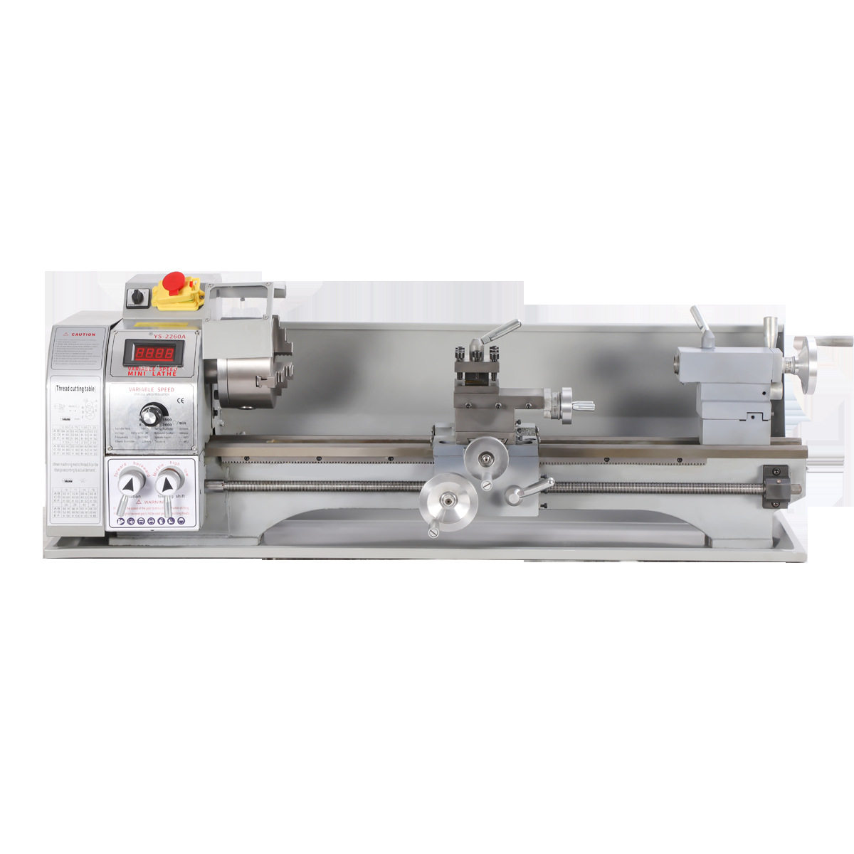 厂家YS-2260小型机械金属车削DIY大功率多功能桌面微型车床1.1KW,淘宝优惠券,粉丝福利购,淘宝优惠卷