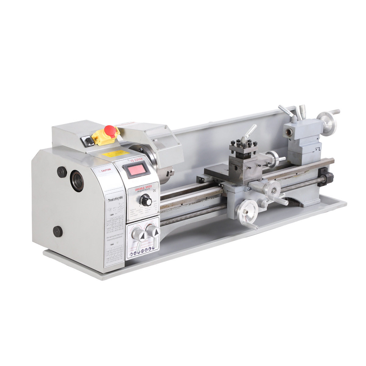 厂家YS-2260小型机械金属车削DIY大功率多功能桌面微型车床1.1KW,淘宝优惠券,粉丝福利购,淘宝优惠卷