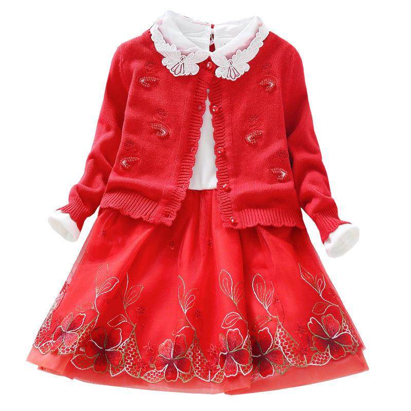 2026新款女童毛衣两件套儿童冬季加绒连衣裙洋气宝宝加厚公主,淘宝优惠券,粉丝福利购,淘宝优惠卷