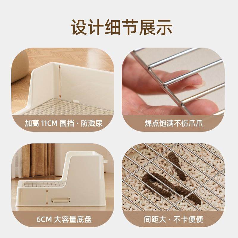 小型犬不锈钢双层狗厕所狗便盆犬泰迪用品尿盆便盆屎排便冲水宠物,淘宝优惠券,粉丝福利购,淘宝优惠卷