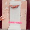 Milk white hole board shelf floor hardware tools jewelry product rack exhibition mall hypermarket display rack hook