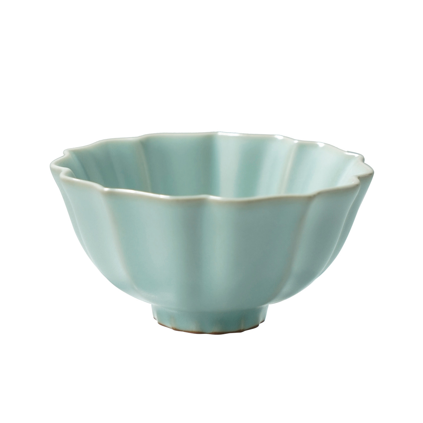 青澹汝窑茶杯主人杯单杯荷瓣杯陶瓷品茗杯茶盏景德镇汝瓷功夫茶具,淘宝优惠券,粉丝福利购,淘宝优惠卷