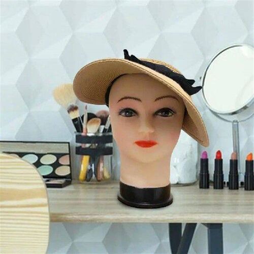 Bald Female Mannequin Head Professional Cosmetology for Wig - 图2