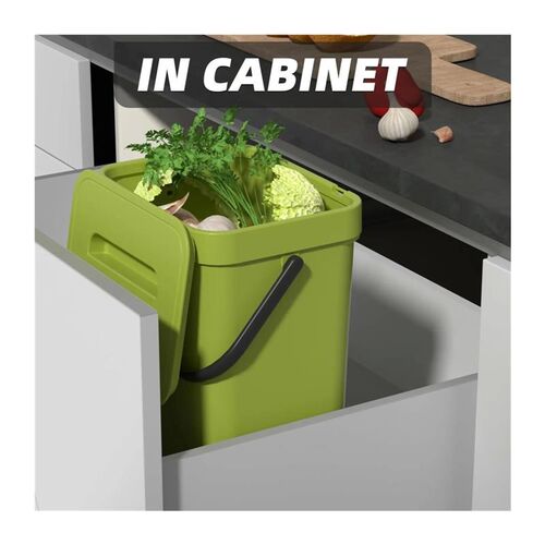 Food Waste Basket Bin for Kitchen, Small Countertop Compost - 图3