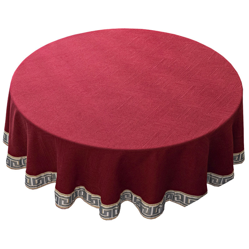 酒店圆壁纸布艺饭店饭厅宴会大圆桌壁纸欧式餐桌布家用圆形壁纸,淘宝优惠券,粉丝福利购,淘宝优惠卷