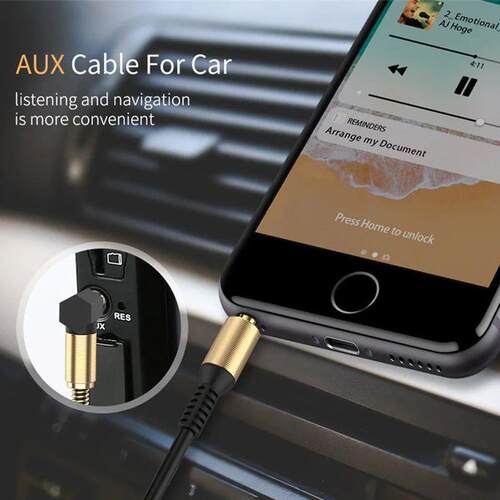 3.5mm Jack Audio Cable Jack 3.5 mm Male to Male Audio Aux Ca - 图0
