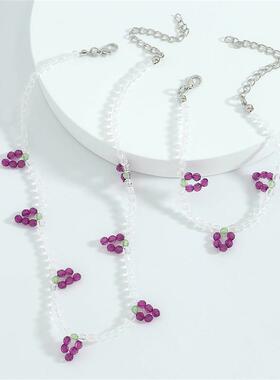 Spring and summer all-match fashion small fresh color crysta