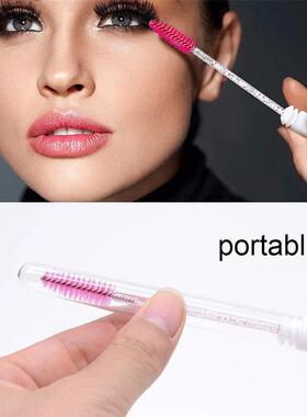 20Pcs Eyelash Brush With 20Pcs Dust-proof Tube Containers Re