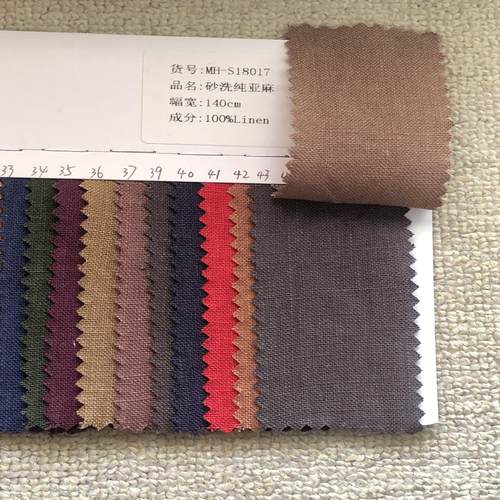 热卖现货2008纯亚麻砂洗春秋装连衣裙女装男装裤子时装外套装棉麻 - 图2