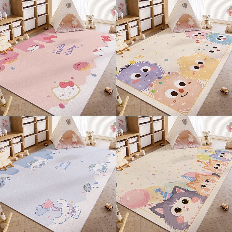 卡通地毯客厅儿童房爬行垫子四季通用卧室玩耍休闲区免洗可擦地垫,淘宝优惠券,粉丝福利购,淘宝优惠卷