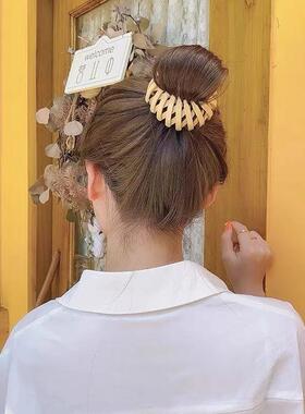 NewWomen+Bun+Claw+Clips+Horsetail+Buckle+Clip+Bird+Nest+Expa