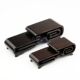Black rosewood wooden stone seal base solid wood rectangular antique ornaments high and low base book scroll crafts