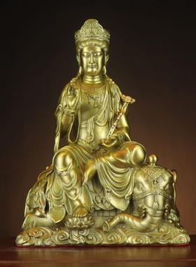 杨铜记 铜菩萨像 铜文殊菩萨 铜普贤菩萨 铜文殊普贤