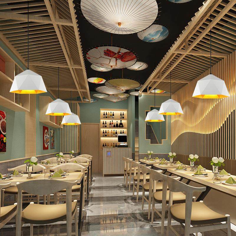 北欧餐厅饭店火锅店吊灯创意个性吧台奶茶理发店铺商用单头小吊灯,淘宝优惠券,粉丝福利购,淘宝优惠卷