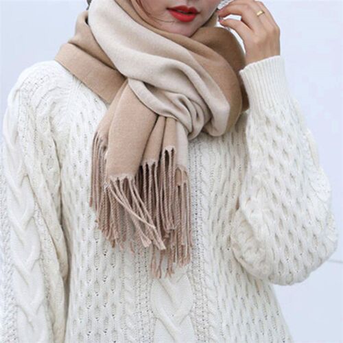 New autumn and winter wool double-sided two-color macaron co - 图1