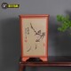 Qingxiang Pavilion purple clay pot, 30cm high square tube, handmade desktop built orchid cymbidium pot, ground green plant flower pot
