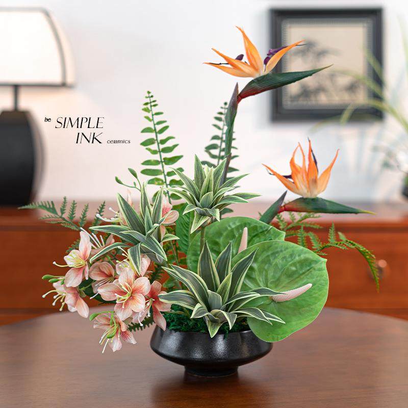 仿真玉兰假花绢花摆设客厅办公室绿植盆栽桌花摆件餐桌家居装饰花,淘宝优惠券,粉丝福利购,淘宝优惠卷