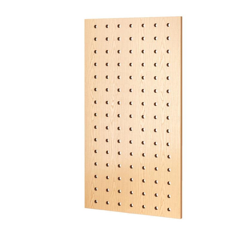 Hole board solid wood wall shelf wooden wall hanging bookshelf partition storage rack hanging board wall
