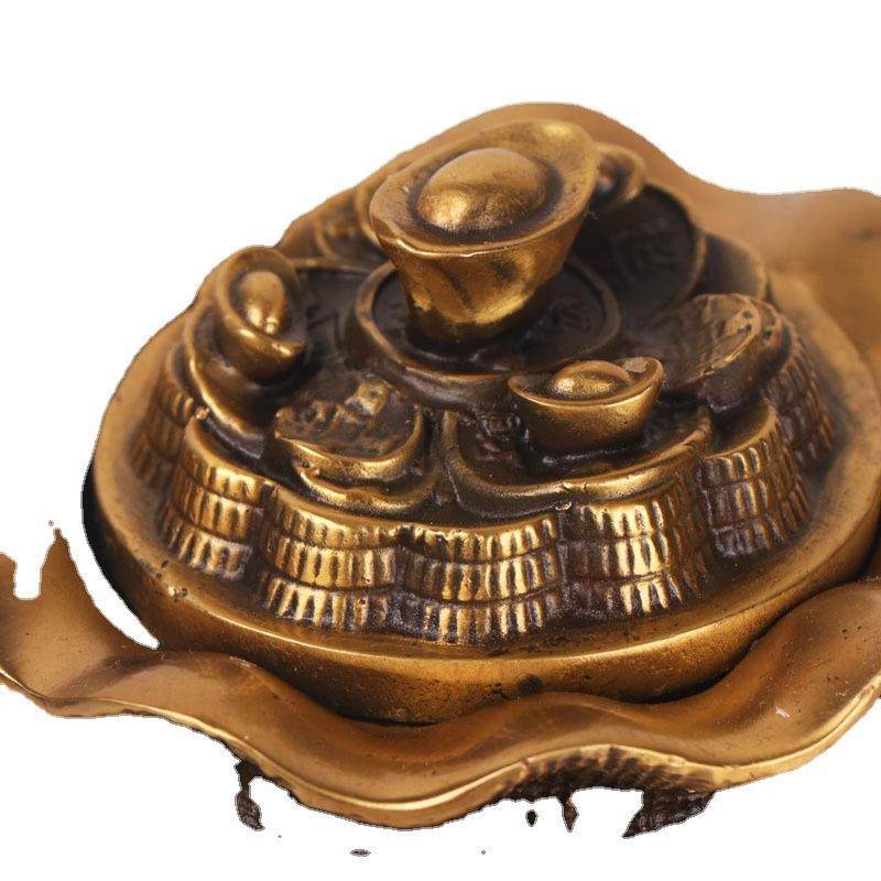 杨铜记 铜聚宝袋 铜聚宝盆 钱袋 摆件工艺品 龙头聚宝盆,淘宝优惠券,粉丝福利购,淘宝优惠卷
