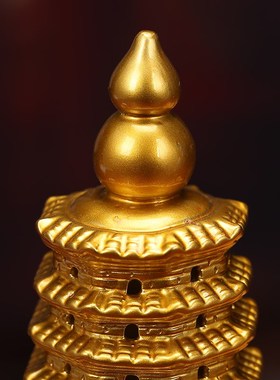 陶瓷文昌塔摆件男孩女孩通用九层层十三层办公室桌面书桌装饰品